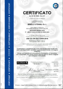 Minelli Utensili - EN ISO 13485